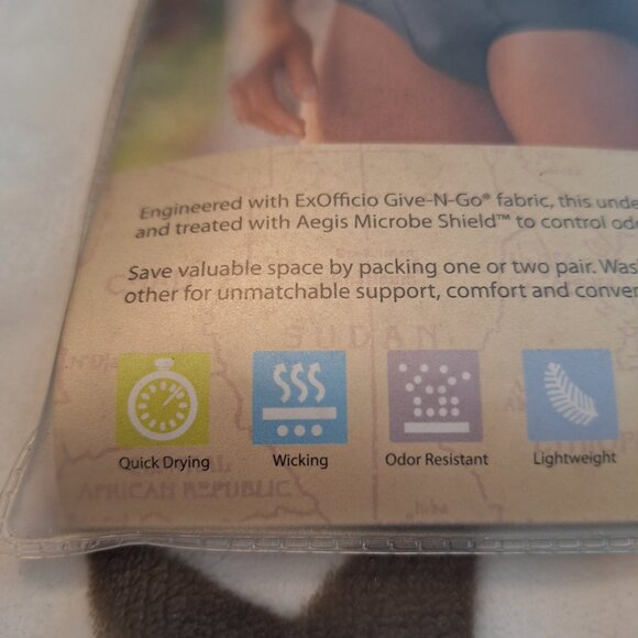 EXOFFICIO Men’s Give-N-Go Color Deep Palm Briefs Underwear Size XXL- NEW - Picture 3 of 8